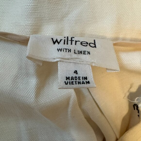 Wilfred Narrateur Skirt – Linen Blend Midi - Picture 3 of 5